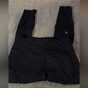 *free add on* Women’s Black Lululemon Fast and Free Tights